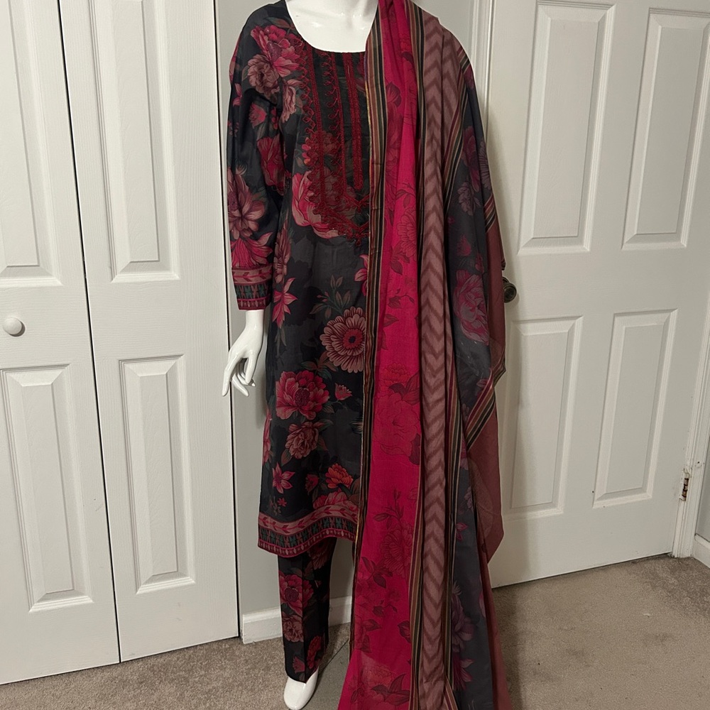Floral Embroidered dress
